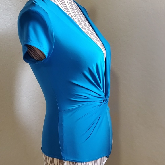 BODY CENTRAL AQUA BODYSUIT SIZE SM - Picture 4 of 8